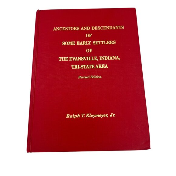 Genealogy Book Evansville Indiana Tri-State by Ralph Kleymeyer Revised Edition - Picture 1 of 11